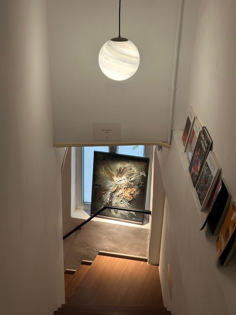 Interior of Moonary Coffee, specialty coffee shop in Hong Kong