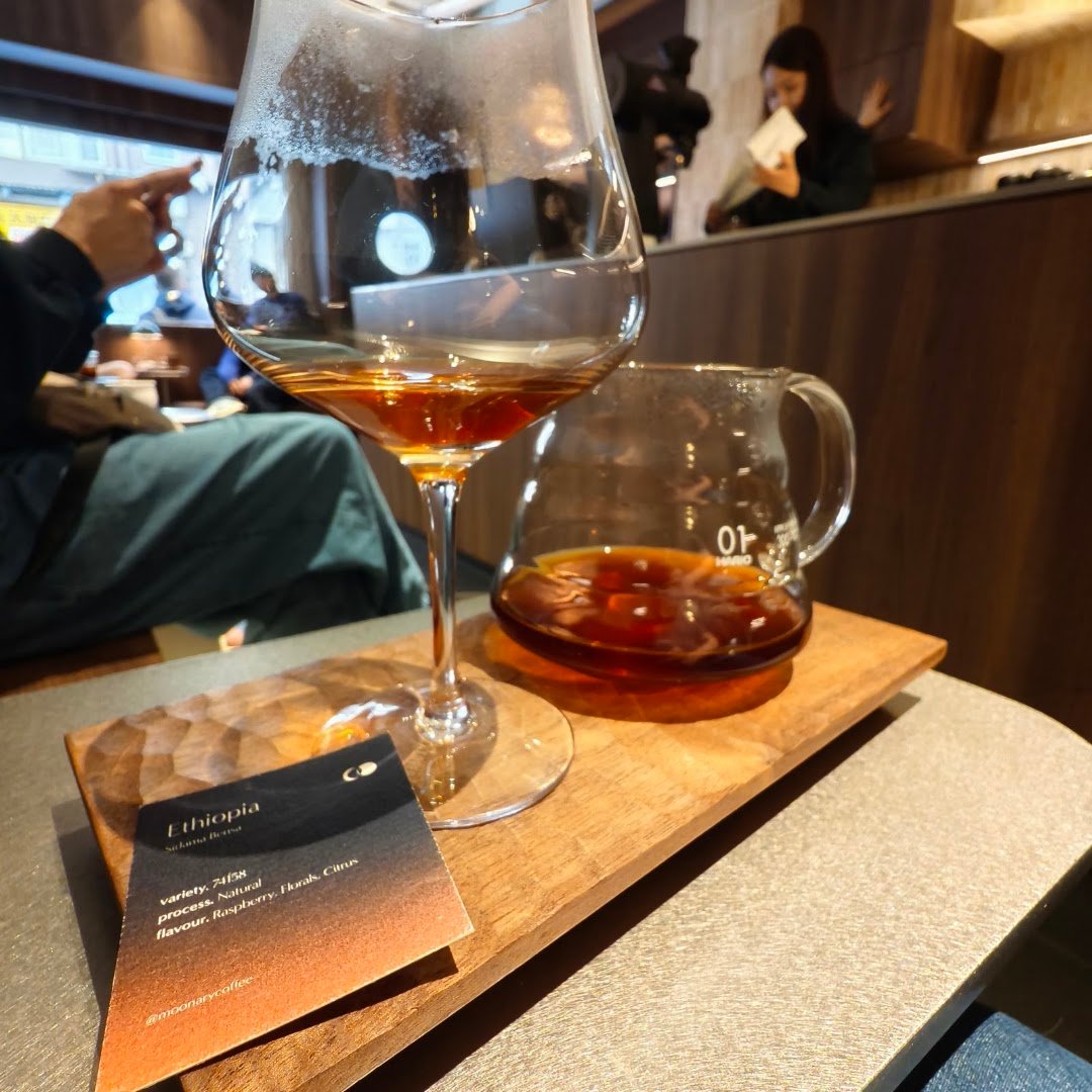 Coffee at Moonary Coffee, specialty coffee shop in Hong Kong