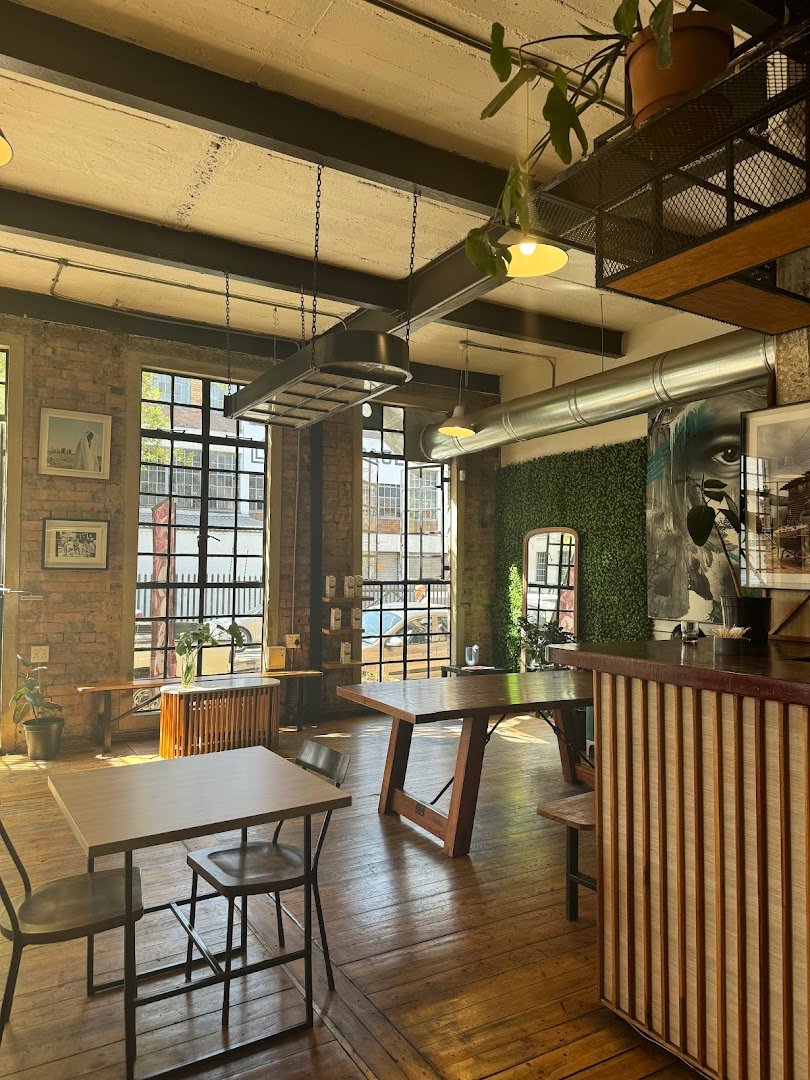 Interior of Home of the Bean, specialty coffee shop in Johannesburg