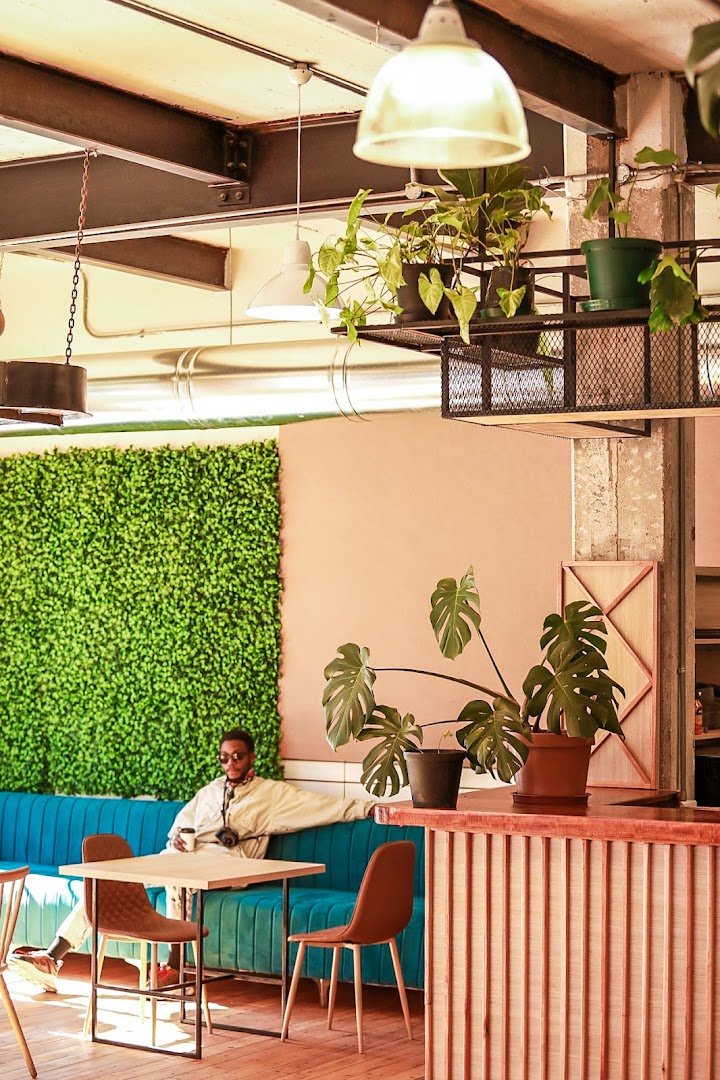 Interior of Home of the Bean, specialty coffee shop in Johannesburg
