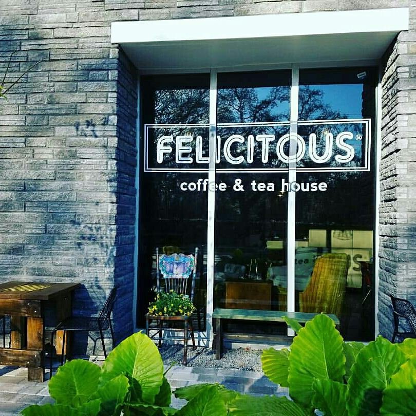 Storefront of Felicitous (on 42nd), specialty coffee shop in Tampa-St. Petersburg