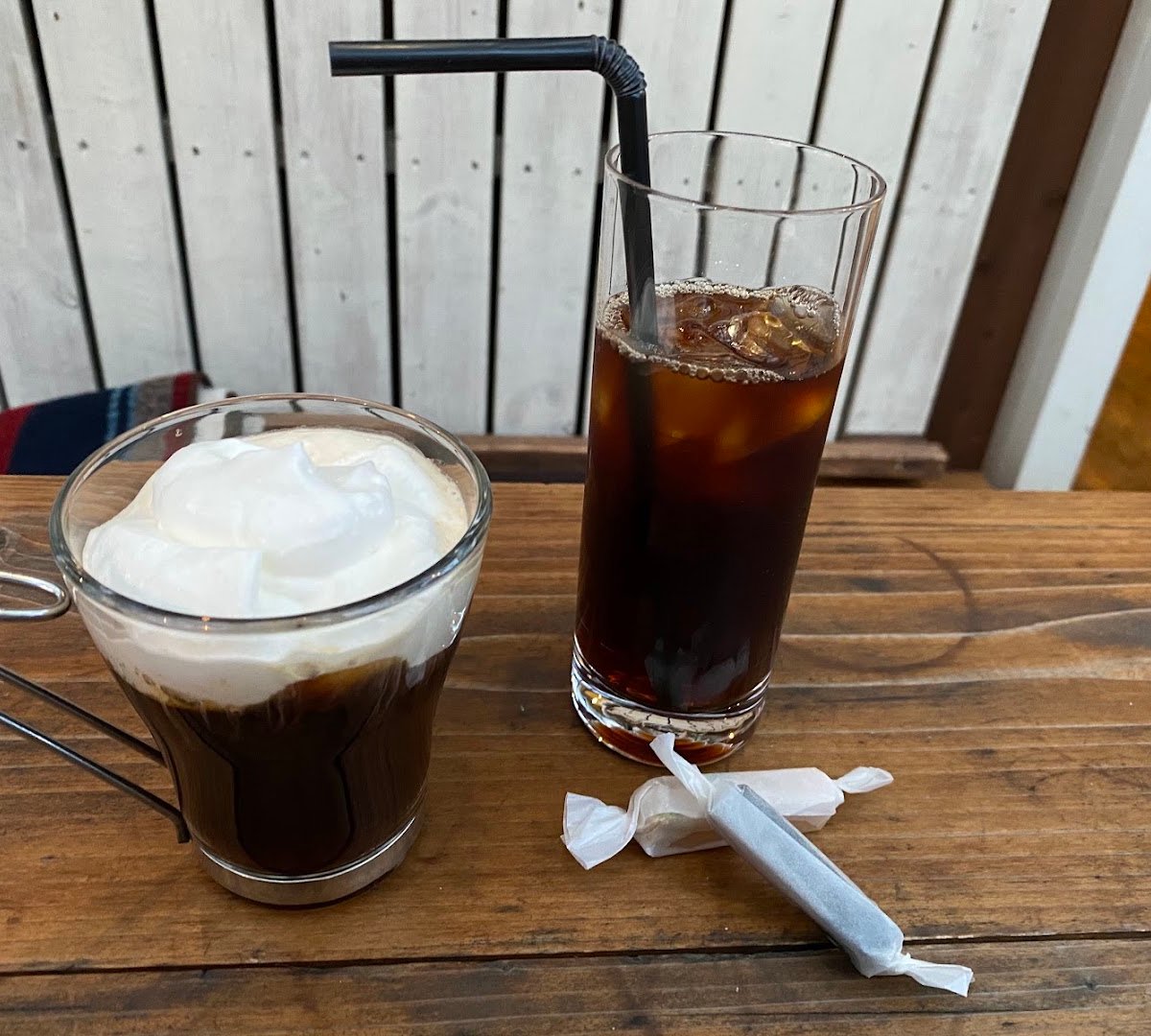 Coffee at Roasteria, specialty coffee shop in Osaka
