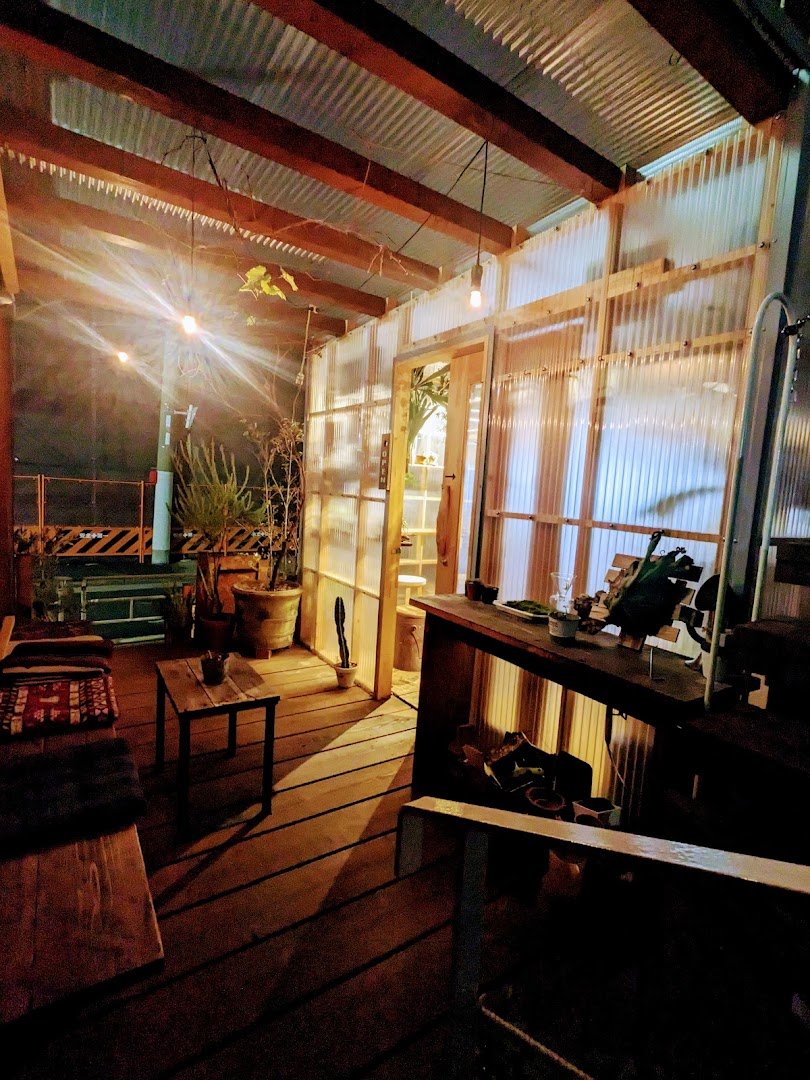 Interior of Roasteria, specialty coffee shop in Osaka