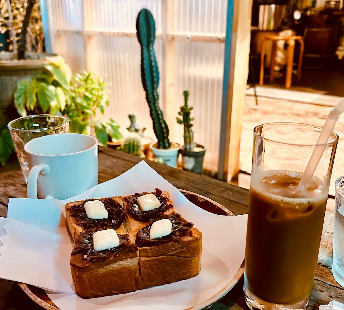 Coffee at Roasteria, specialty coffee shop in Osaka