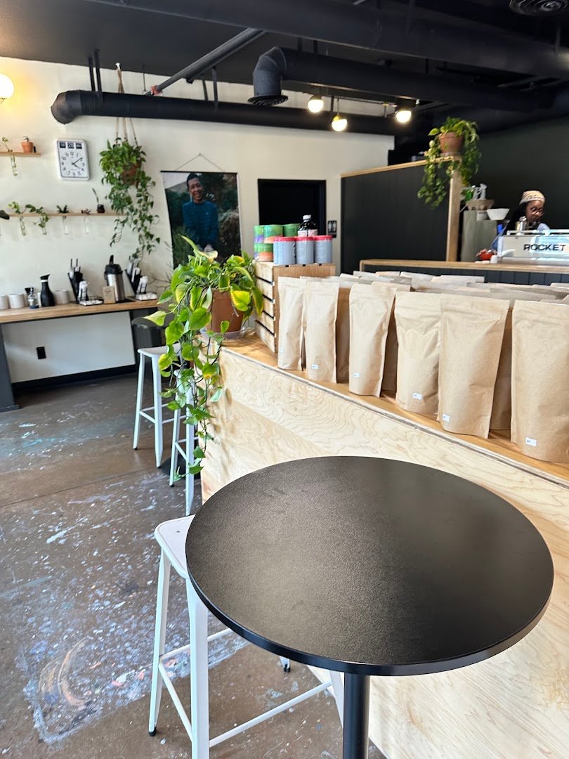 Interior of Rock Hill Coffee, specialty coffee shop in Charlotte