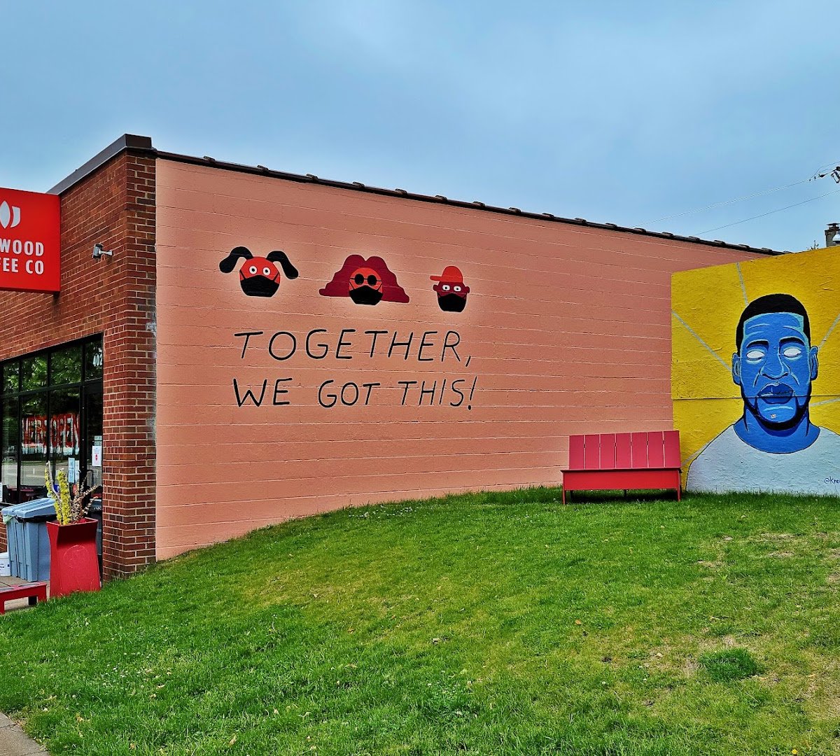 Storefront of Dogwood Coffee - East Lake, specialty coffee shop in Minneapolis