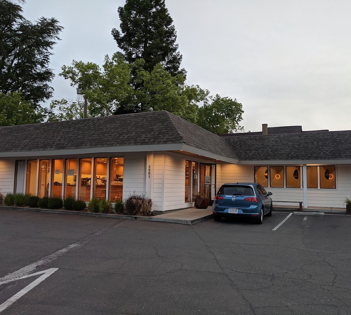 Storefront of Temple Coffee, specialty coffee shop in Sacramento