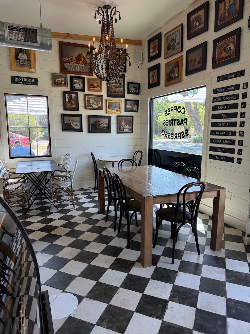 Interior of Bob's Well Bread, specialty coffee shop in Santa Barbara
