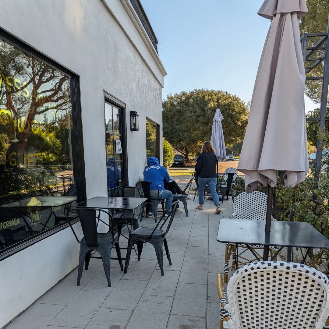 Storefront of Bob's Well Bread, specialty coffee shop in Santa Barbara