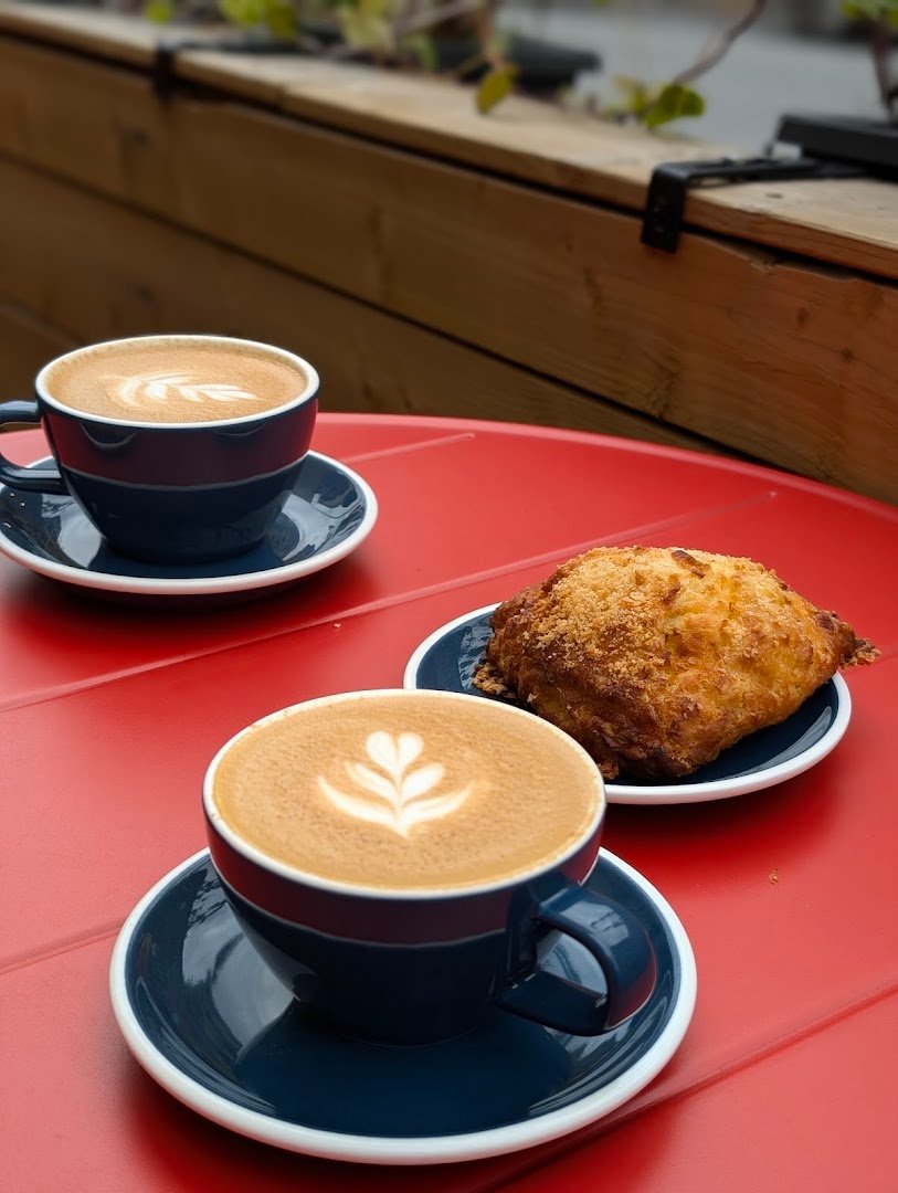 Coffee at Dispatch Coffee, specialty coffee shop in Montreal