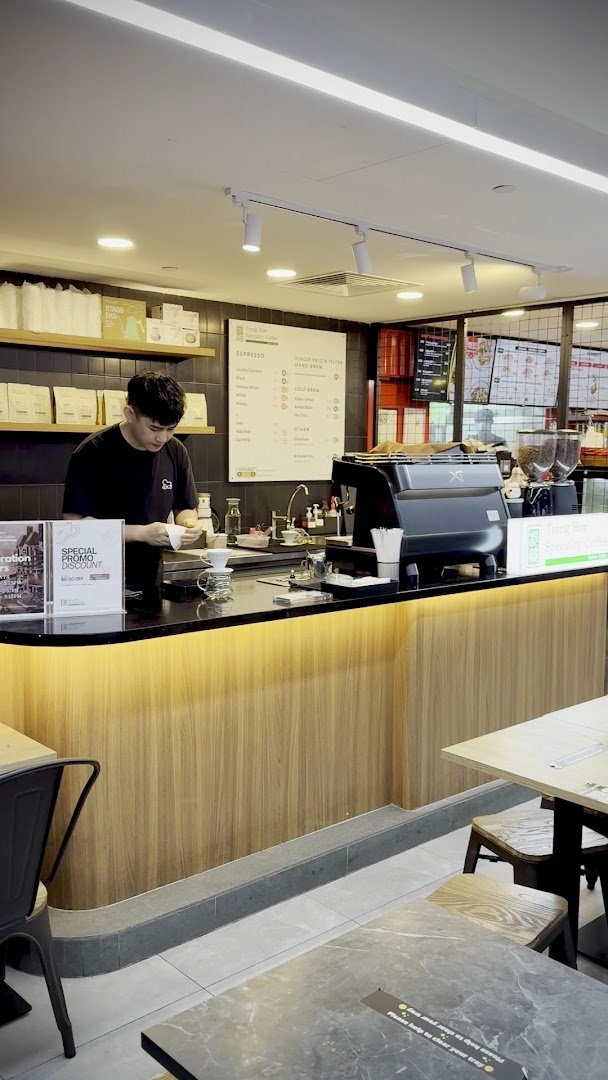 Interior of Tiong Hoe Specialty Coffee (SingPost Centre), specialty coffee shop in Singapore