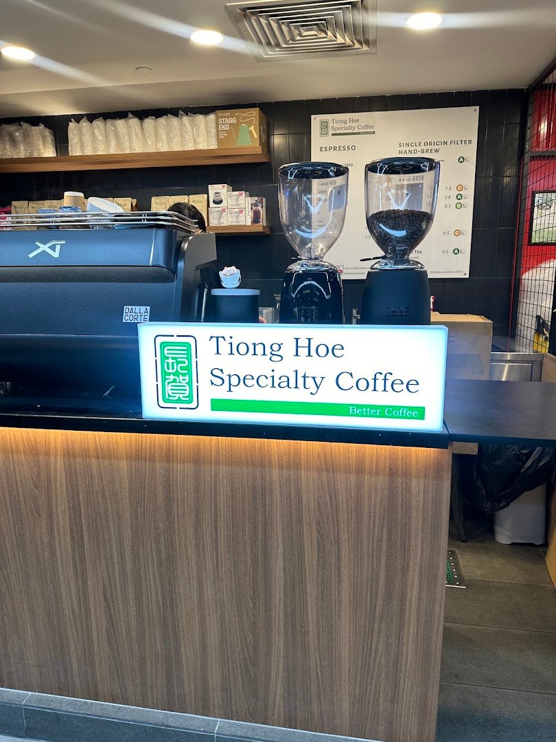 Signage at Tiong Hoe Specialty Coffee (SingPost Centre), specialty coffee shop in Singapore