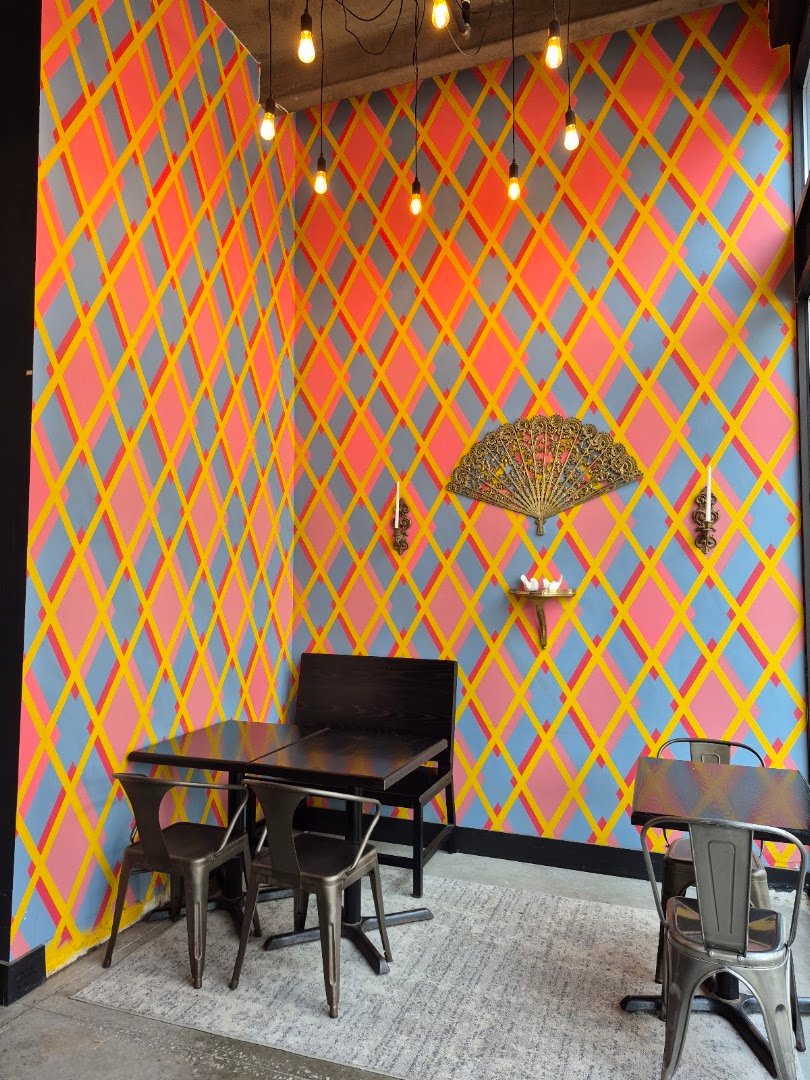 Interior of Fuego Coffee Roasters, specialty coffee shop in Rochester