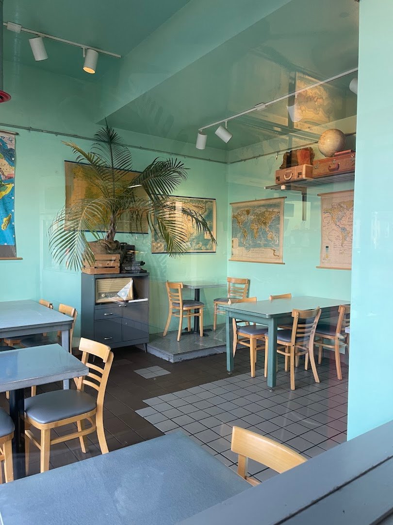 Interior of Cargo Coffee, specialty coffee shop in Madison