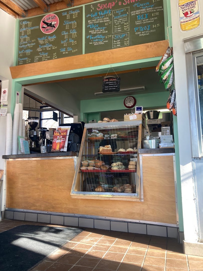 Interior of Cargo Coffee, specialty coffee shop in Madison