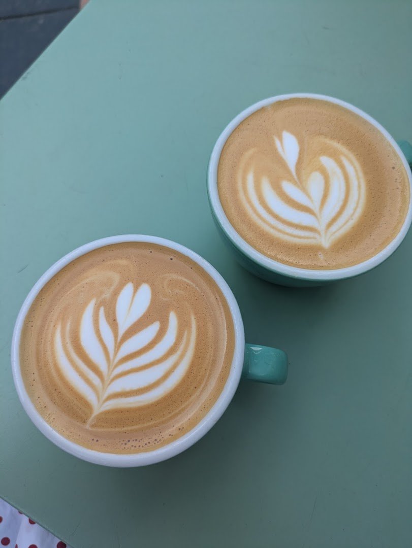 Coffee at Lovecrumbs West Port, specialty coffee shop in Edinburgh