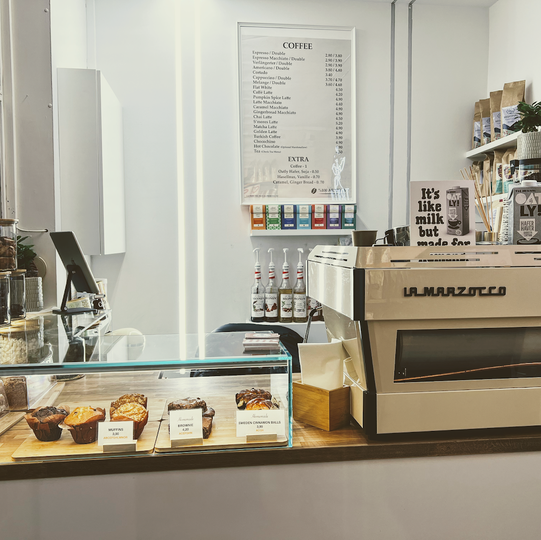 Interior of The Truth Wollzeile, specialty coffee shop in Vienna