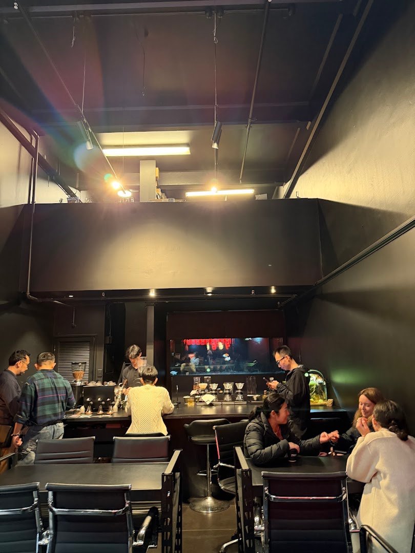 Interior of Slow Koi Manual Kohi Brew Bar, specialty coffee shop in Auckland