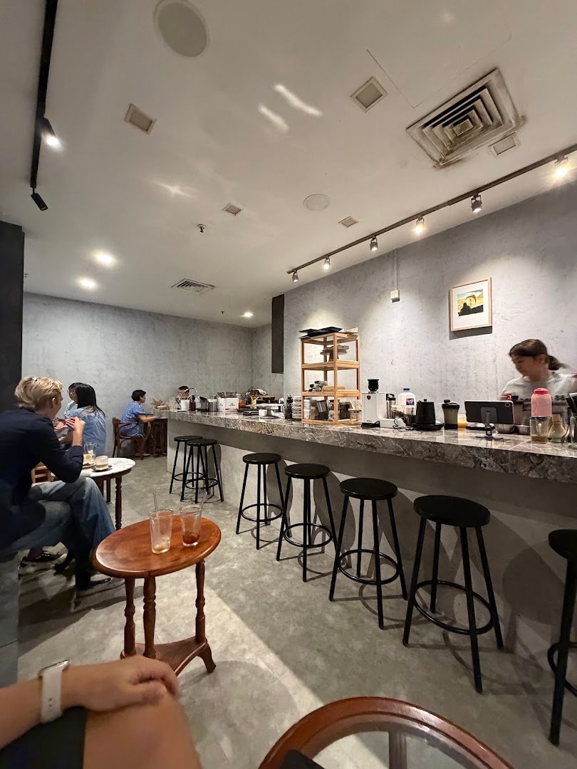 Interior of Piccolo By Hei Kim, specialty coffee shop in Singapore