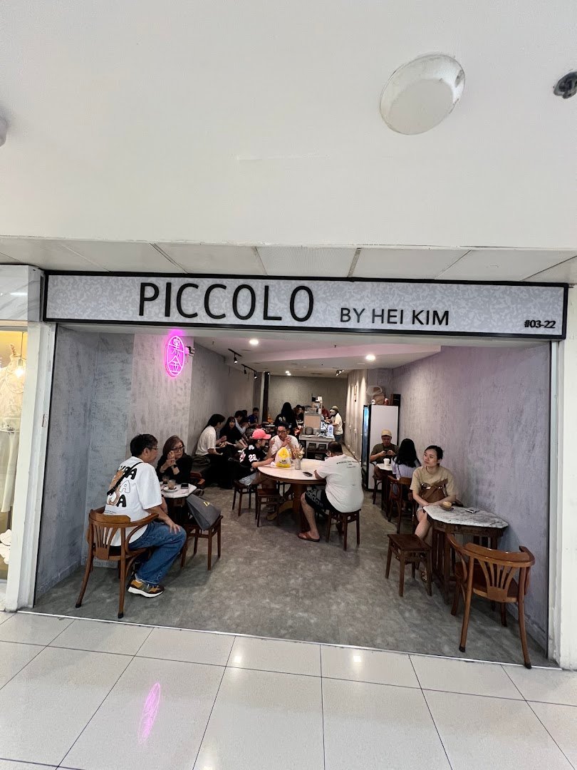 Storefront of Piccolo By Hei Kim, specialty coffee shop in Singapore