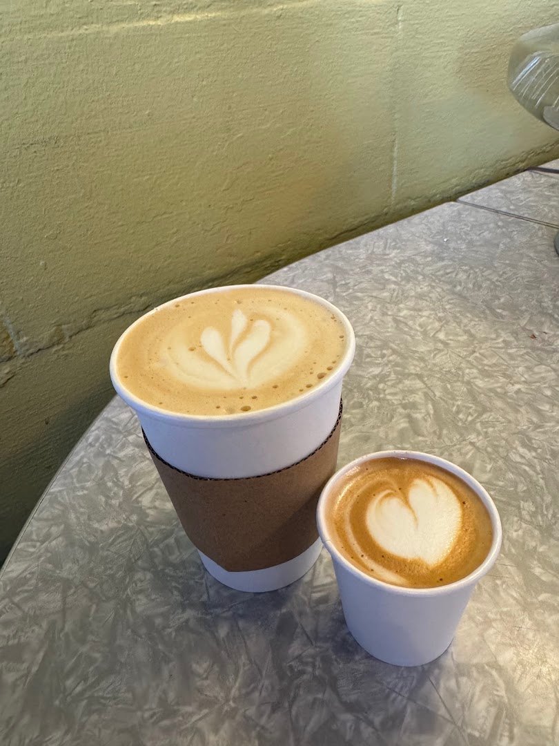 Coffee at Sunergos Coffee, specialty coffee shop in Louisville
