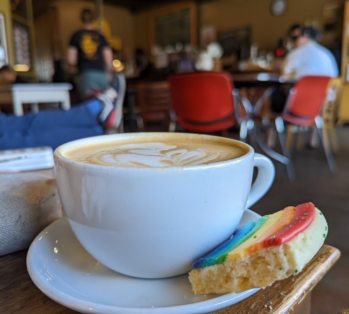 Coffee at Sunergos Coffee, specialty coffee shop in Louisville