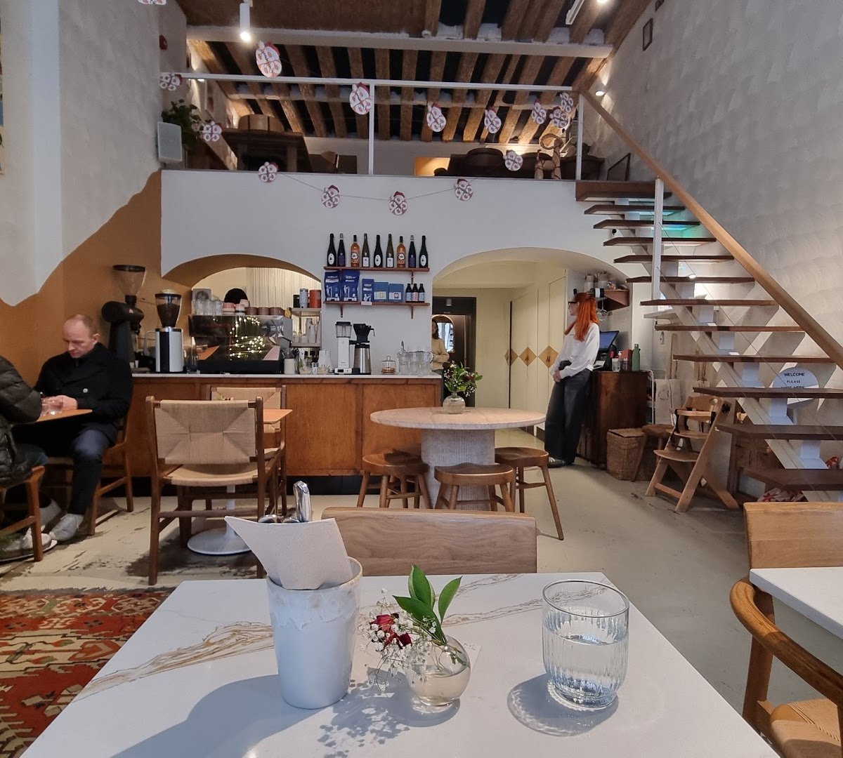 Interior of CO-OP Layday, specialty coffee shop in Lisbon