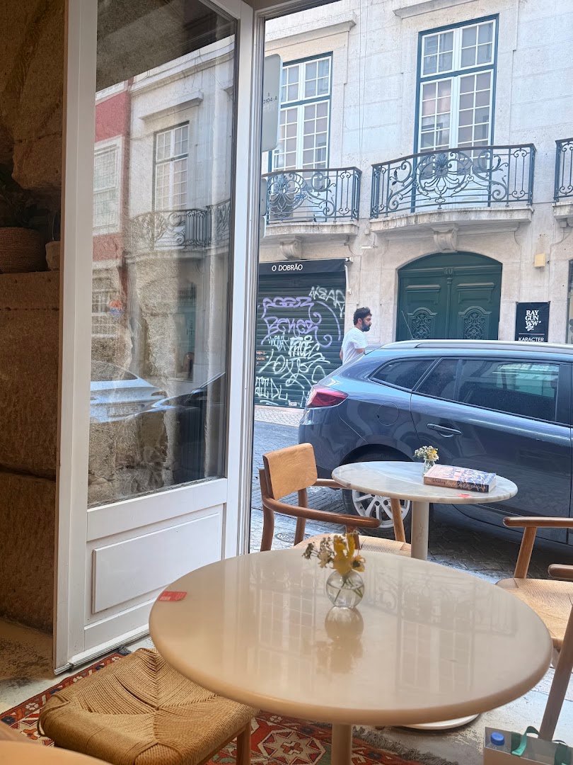 Interior of CO-OP Layday, specialty coffee shop in Lisbon