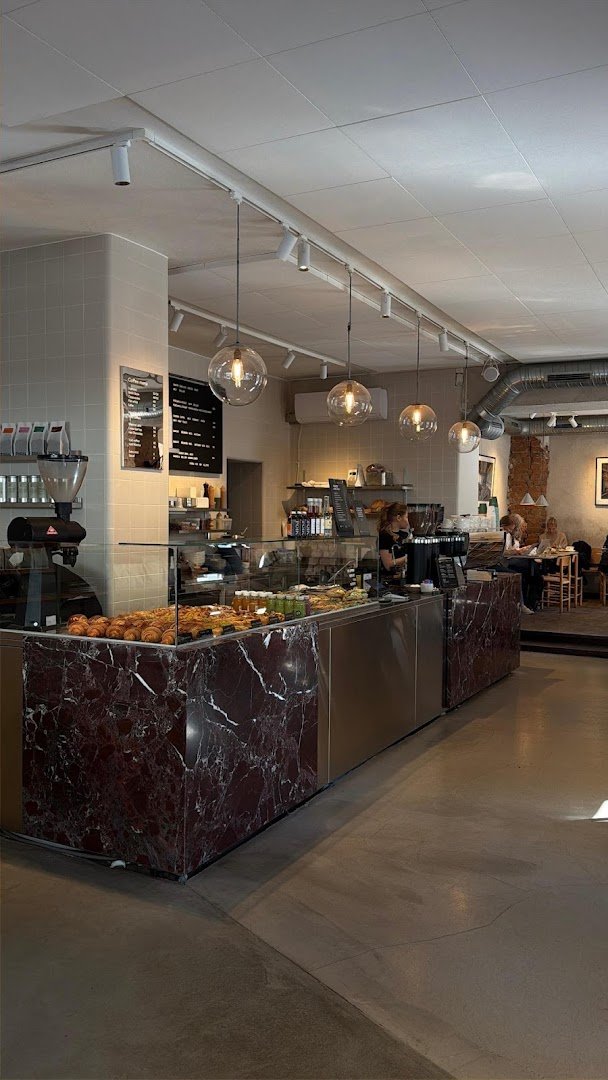 Interior of Café Pascal, specialty coffee shop in Stockholm