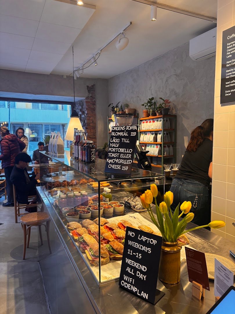 Interior of Café Pascal, specialty coffee shop in Stockholm