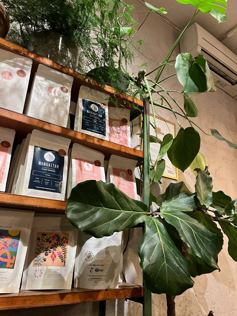 Interior of Café Pascal, specialty coffee shop in Stockholm
