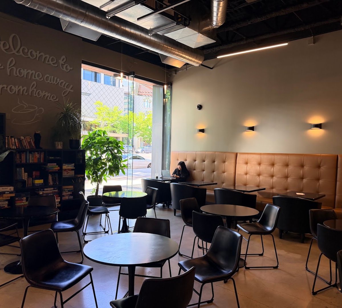 Interior of Cupla Coffee, specialty coffee shop in Salt Lake City