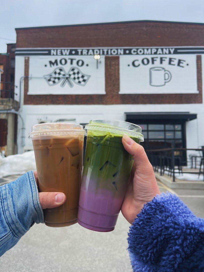 Coffee at New Tradition Co, specialty coffee shop in Worcester