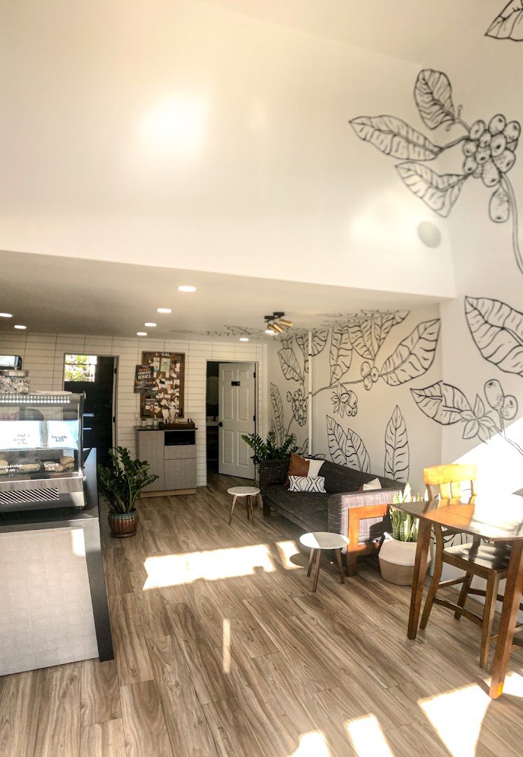 Interior of Cedar Coffee, specialty coffee shop in Spokane