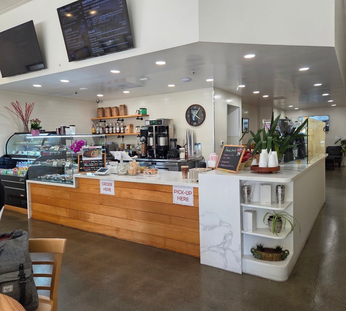 Interior of Orchard Valley Coffee, specialty coffee shop in San Jose