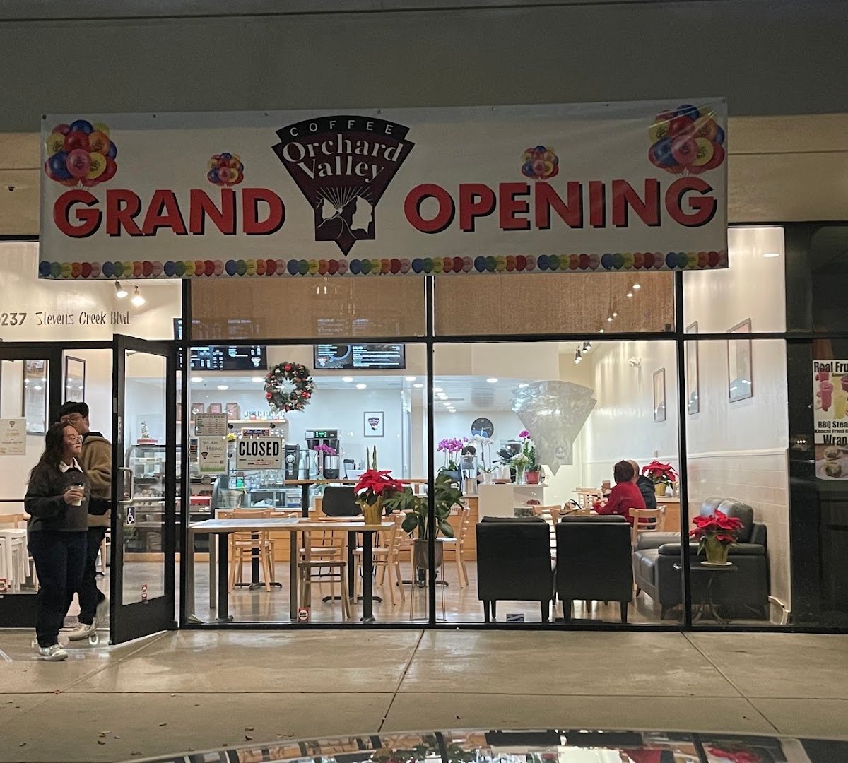 Storefront of Orchard Valley Coffee, specialty coffee shop in San Jose