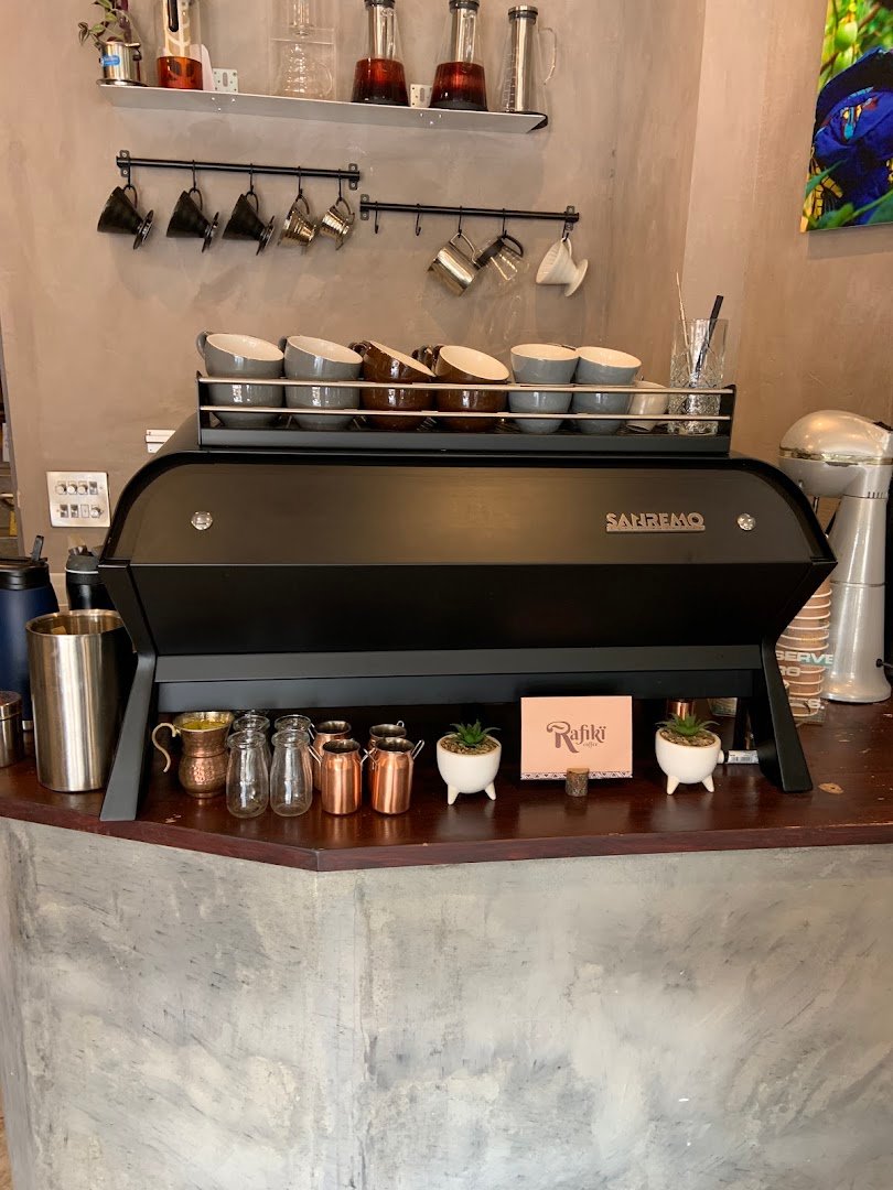 Interior of Tanifiki, specialty coffee shop in Edinburgh