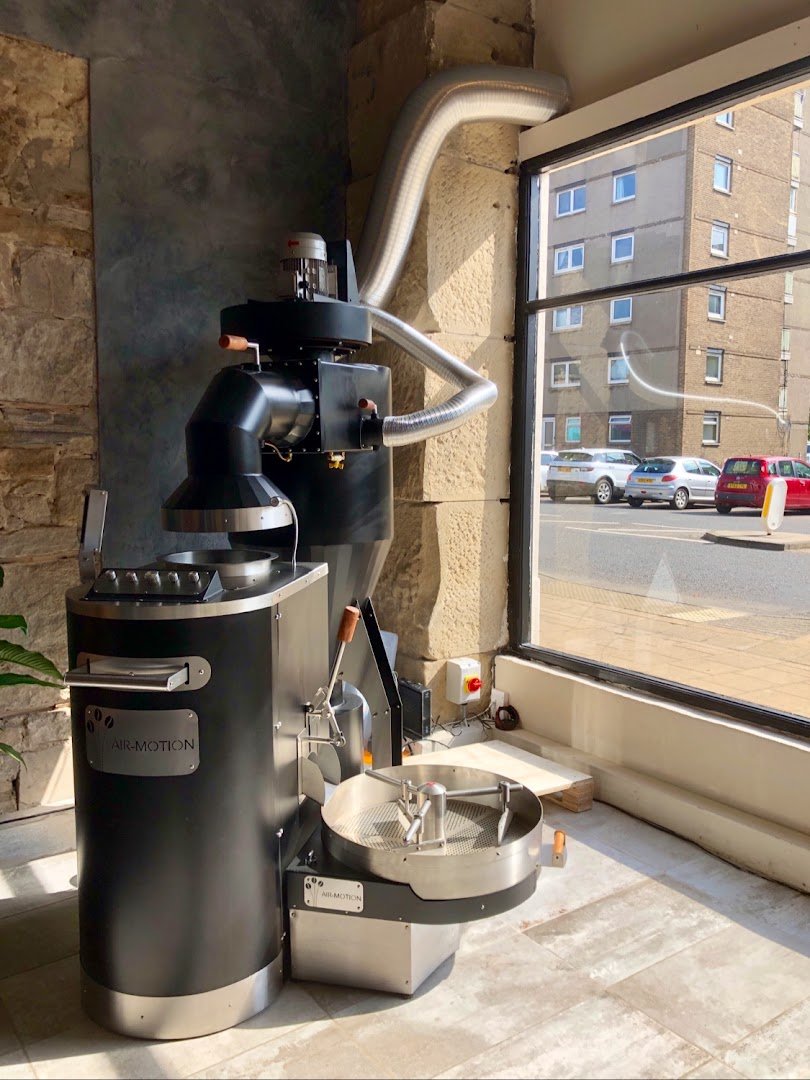 Interior of Tanifiki, specialty coffee shop in Edinburgh