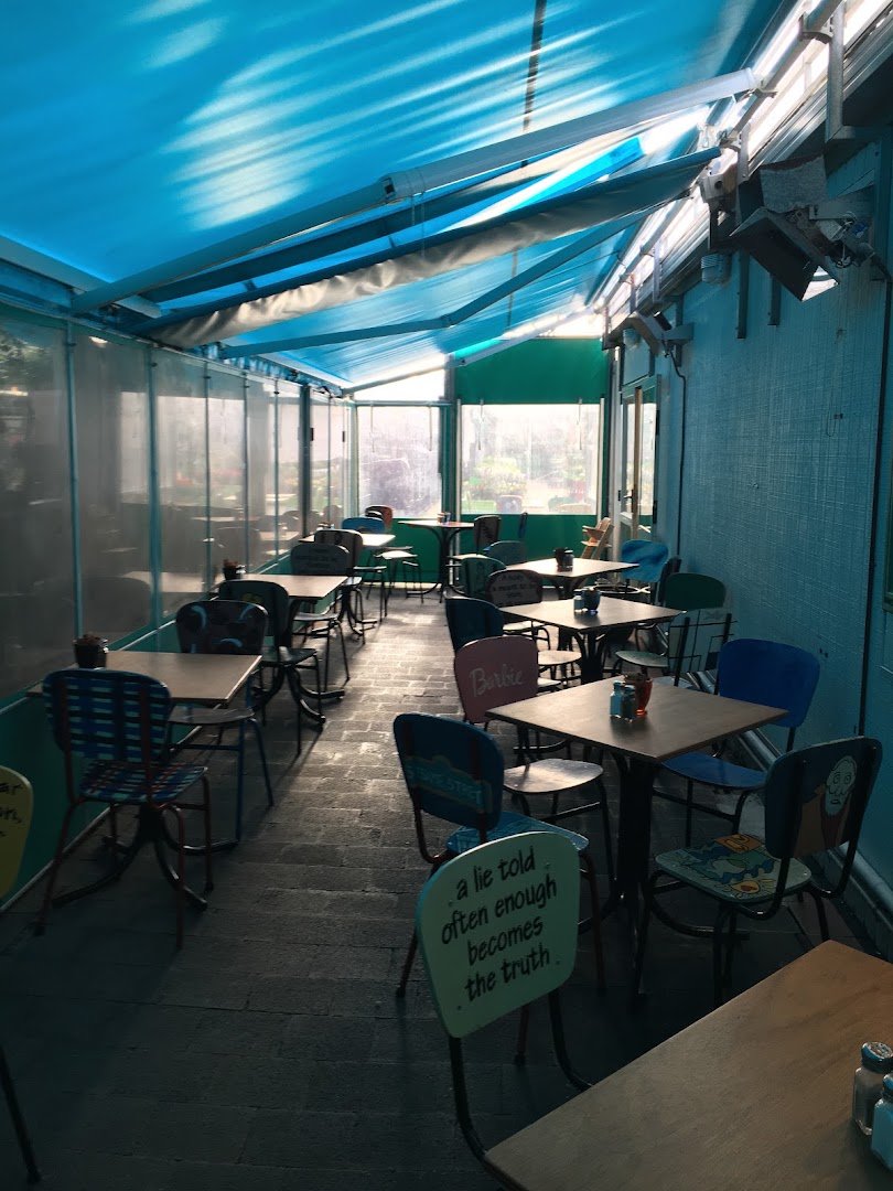 Interior of Chocolate Frog Cafe, specialty coffee shop in Wellington