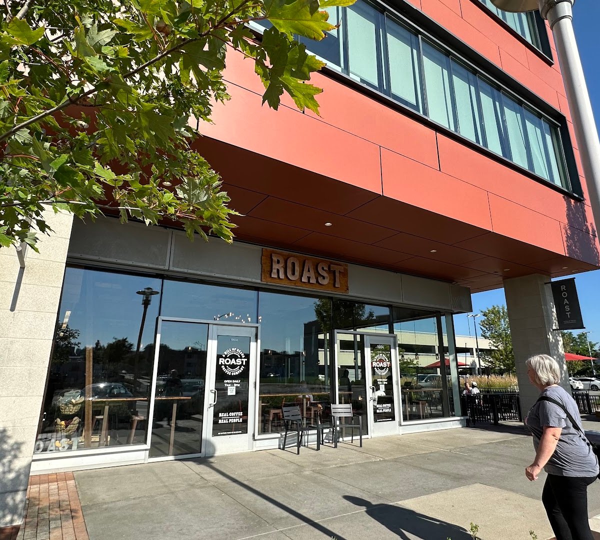 Storefront of A Hill of Beans Coffee Roasters, specialty coffee shop in Omaha