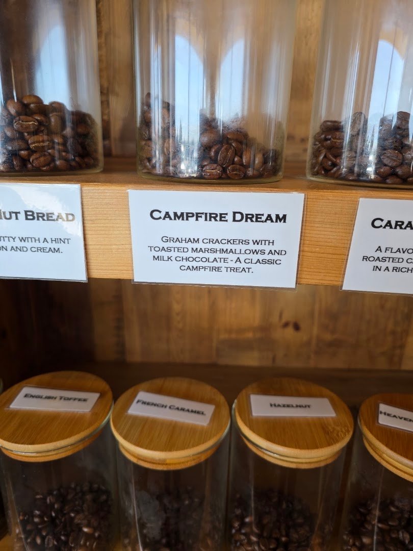 Interior of A Hill of Beans Coffee Roasters, specialty coffee shop in Omaha