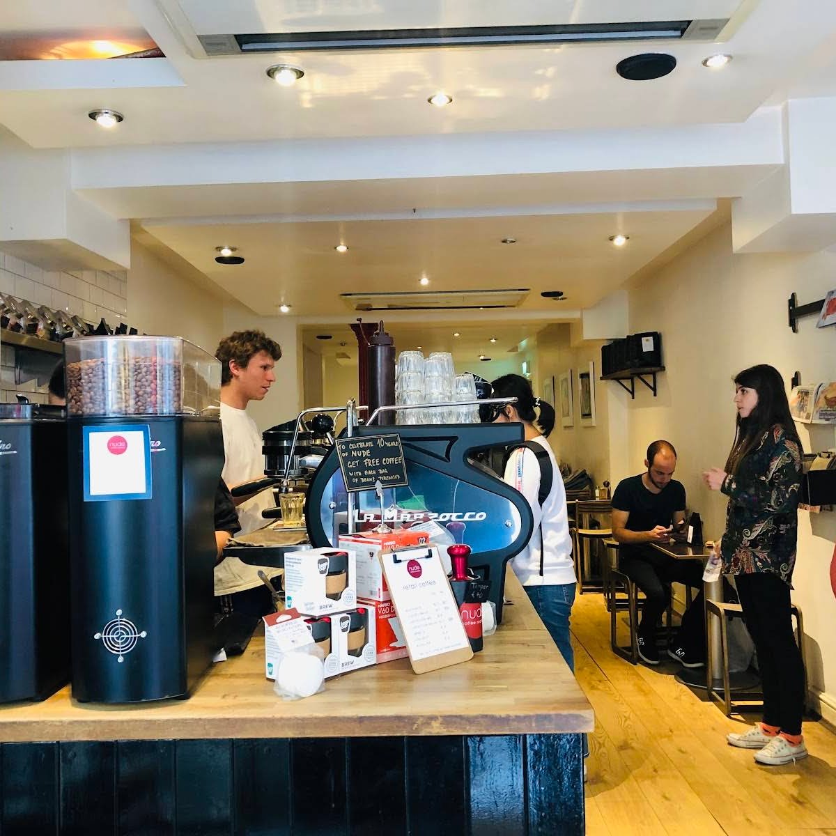 Nude Coffee Roasters specialty coffee shop in London - photo 11