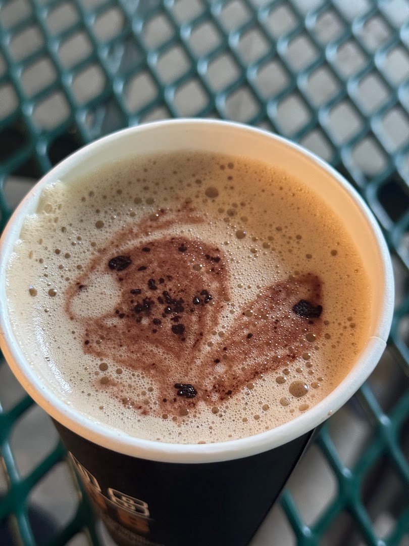 Coffee at Mos Mos Coffee & Cookie Shop, specialty coffee shop in Toronto