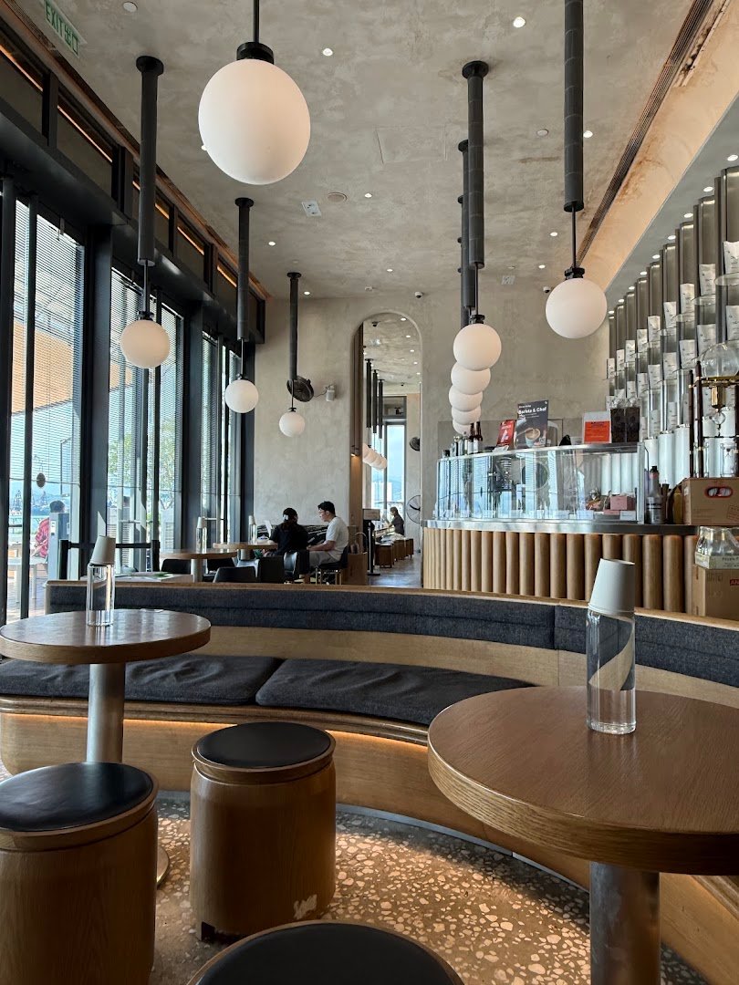 Interior of Cupping Room, specialty coffee shop in Hong Kong
