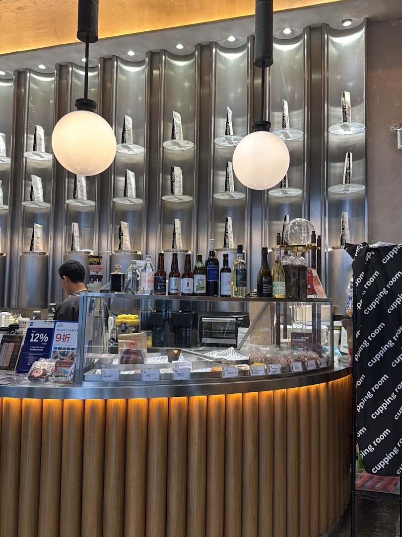 Interior of Cupping Room, specialty coffee shop in Hong Kong