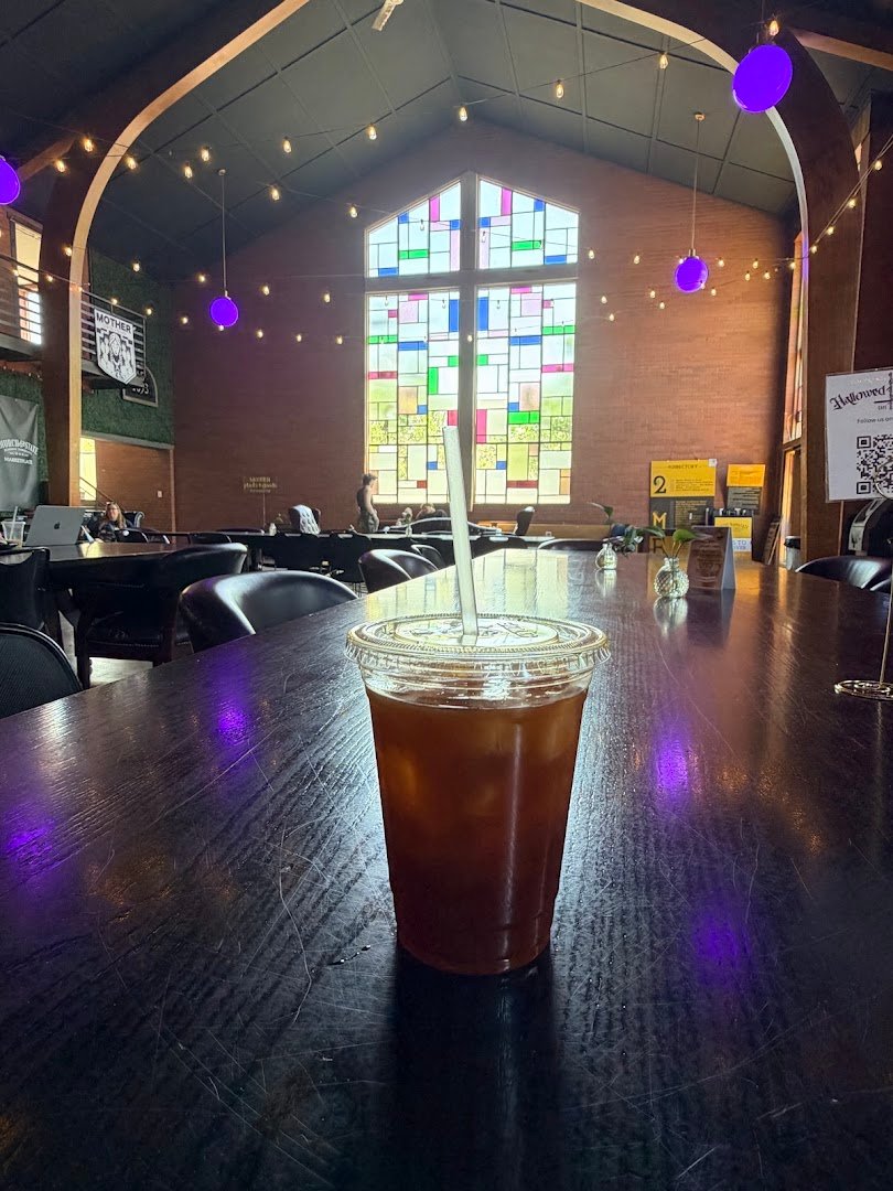 Coffee at Hallowed Grounds Cafe & Gifts, specialty coffee shop in Salt Lake City