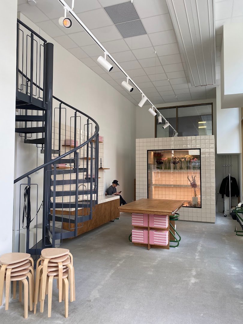 Interior of Balue, specialty coffee shop in Stockholm