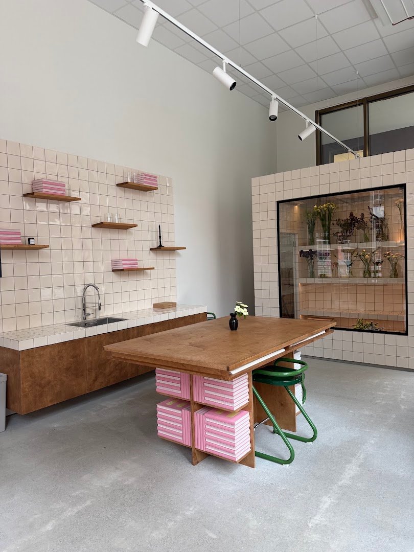 Interior of Balue, specialty coffee shop in Stockholm