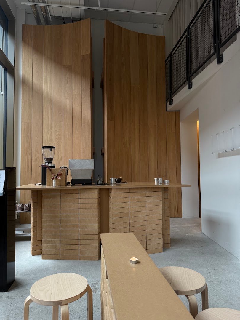 Interior of Balue, specialty coffee shop in Stockholm