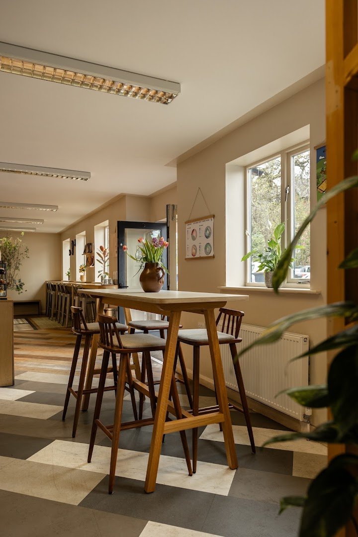 Interior of Kobean Coffee Roasters, specialty coffee shop in Manchester